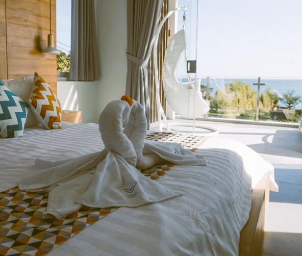 Daily housekeeping, pool care, and 24-hour security